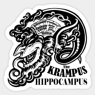 The Krampus Brain - Krampus Hippocampus Sticker